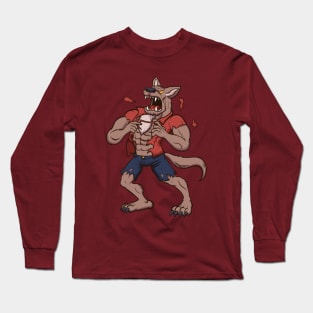 Howling Werewolf Long Sleeve T-Shirt